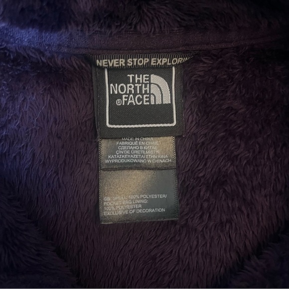 The North Face Full Zip Fleece Purple Jacket Outwear Womans Size Medium - Picture 8 of 9